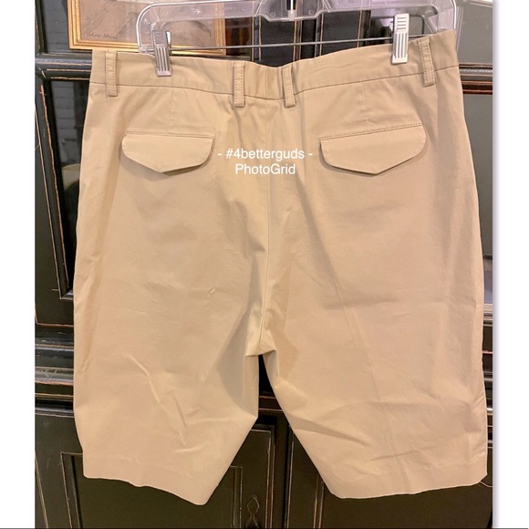 Theory Bermuda Cotton Chino Shorts Women Size 10 - Picture 2 of 14